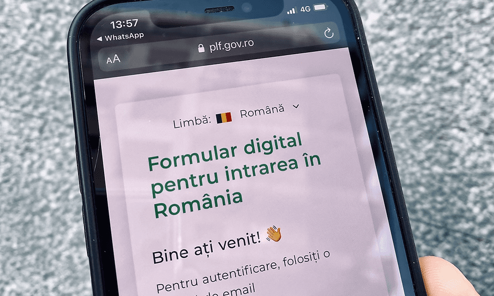 DSP Botoșani Atenție la Formularul digital de intrare în România