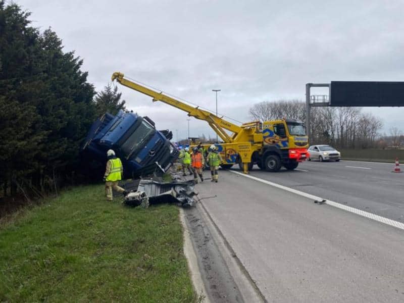 accident TIR deces sofer Belgia