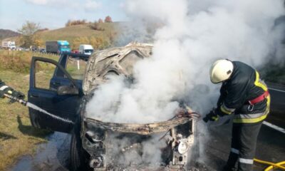 incendiu masina mures (3)