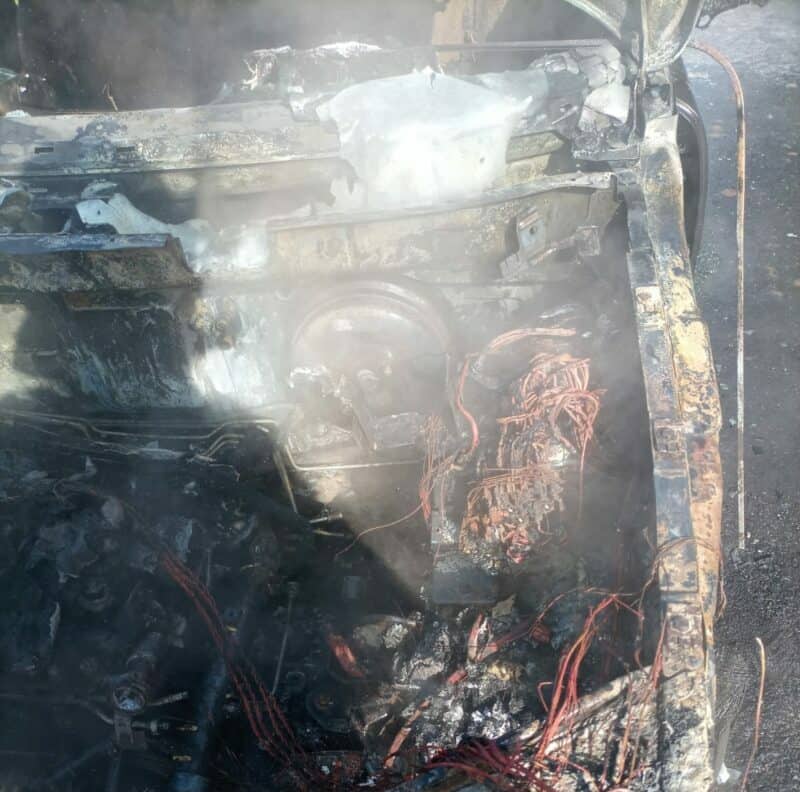 incendiu masina mures (4)