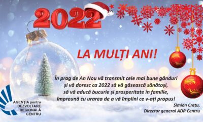 felicitare anul nou 2022 adr centru