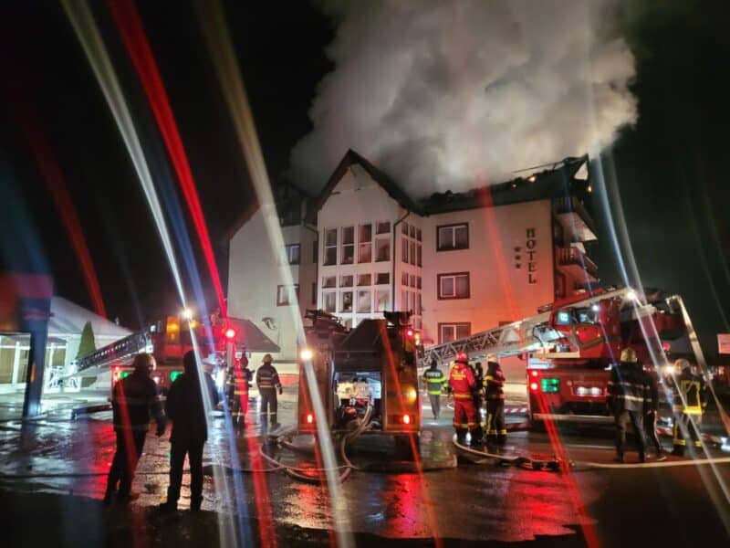 incendiu rupea hotel