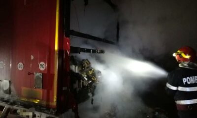 incendiu camion suceava