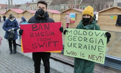 protest solidaritate ucraina cluj1 e1645805610855.jpeg