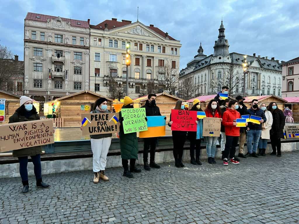 protest solidaritate ucraina cluj10