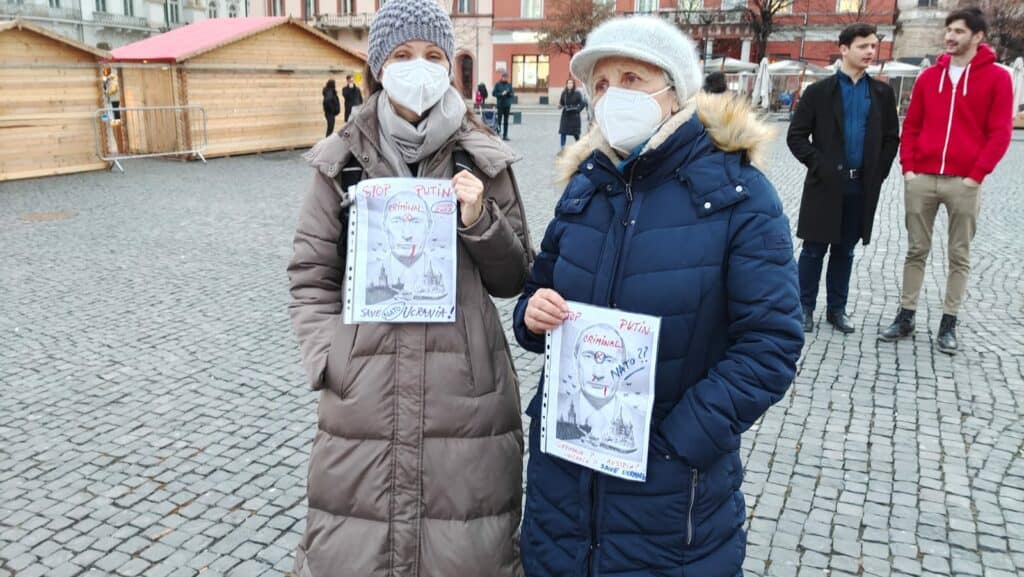 protest solidaritate ucraina cluj2