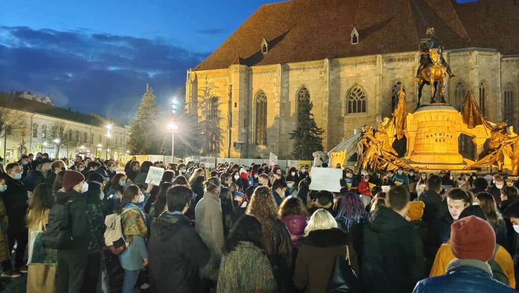 protest solidaritate ucraina cluj5