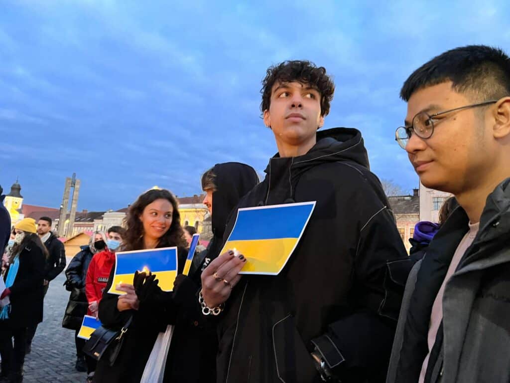protest solidaritate ucraina cluj7