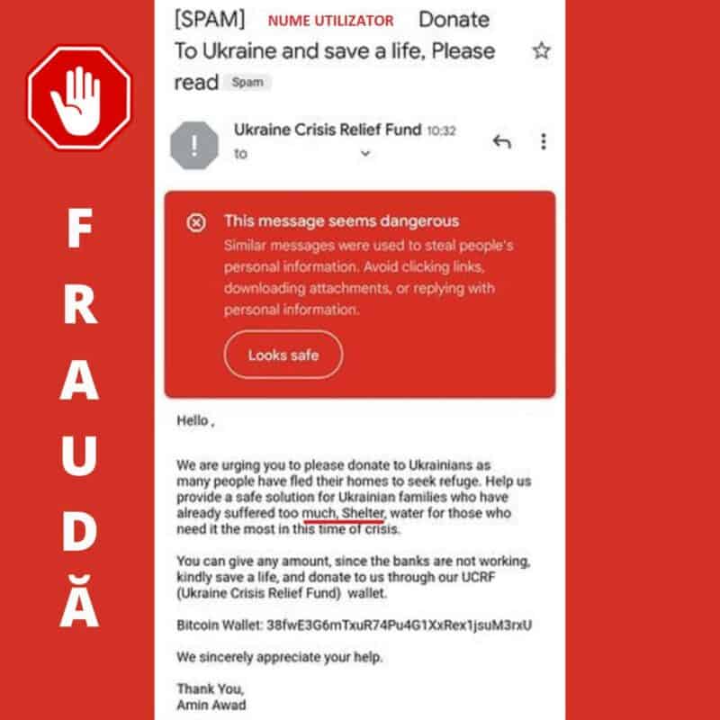 tentativa frauda ucraina mail