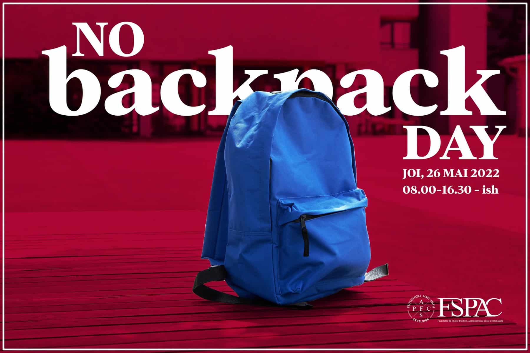 May be an image of text that says 'NO backrack back DAY JOI, 26 MAI 2022 08.00-16.30 -ish FSPAC'
