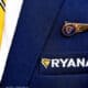 file photo: ryanair logo is pictured ahead of a news conference by ryanair union representatives in brussels