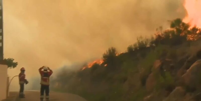 incendii portugalia sursa captura video sky news