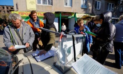 au apărut primele rezultate ale referendumurilor din regiunile ucrainei ocupate.