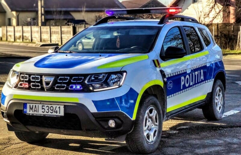 politia masina politiei general nou