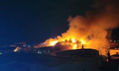 incendiu puternic în sectorul 1 al capitalei. interventia pompierilor, împiedicată