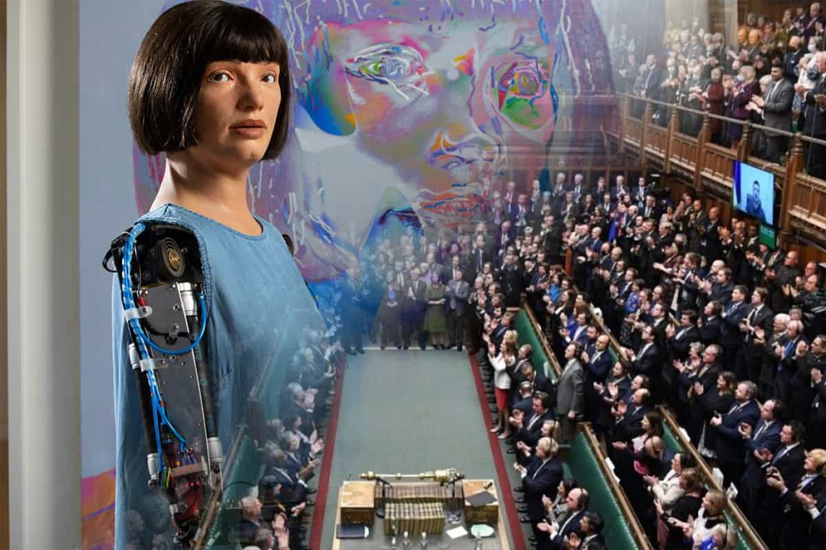 moment istoric în parlamentul britanic. avertismentul lansat de robotul umanoid