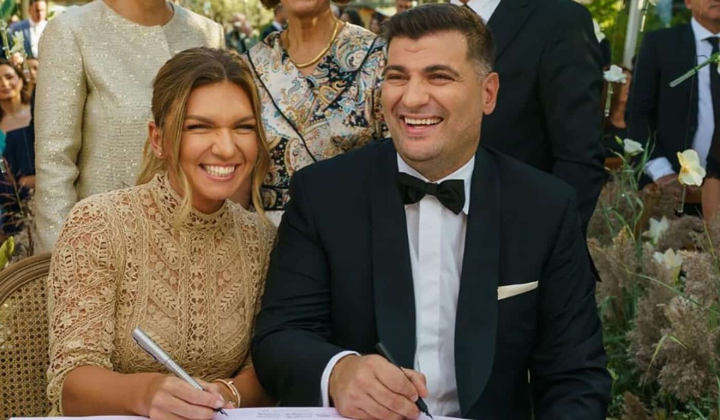 Simona Halep și Toni Iuruc s-au căsătorit civil în urmă cu doar un an