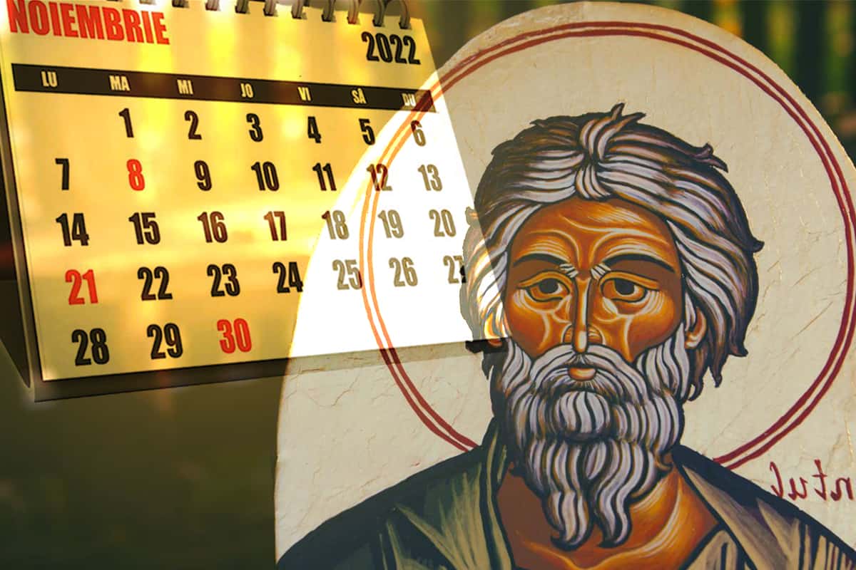 calendar ortodox noiembrie 2022. cele mai importante sărbători și când