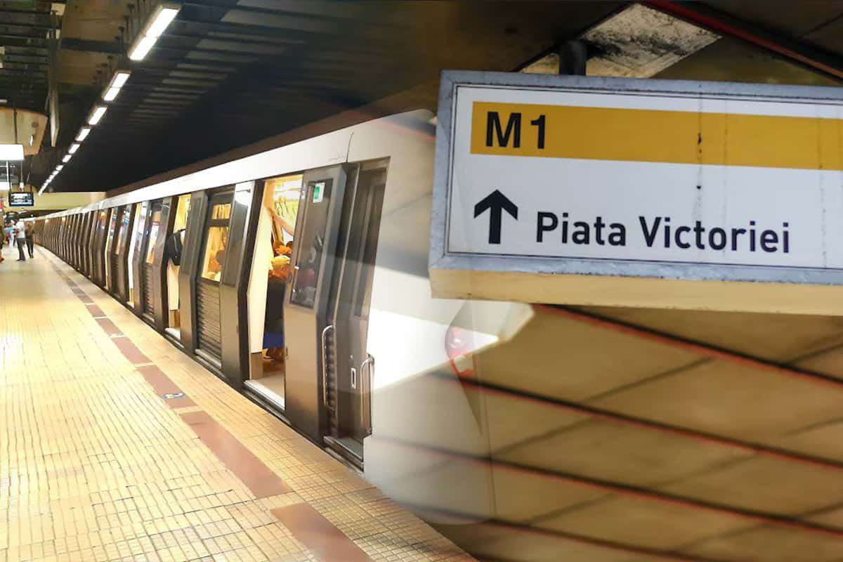 momente de panică la stația de metrou piața victoriei. călătorii