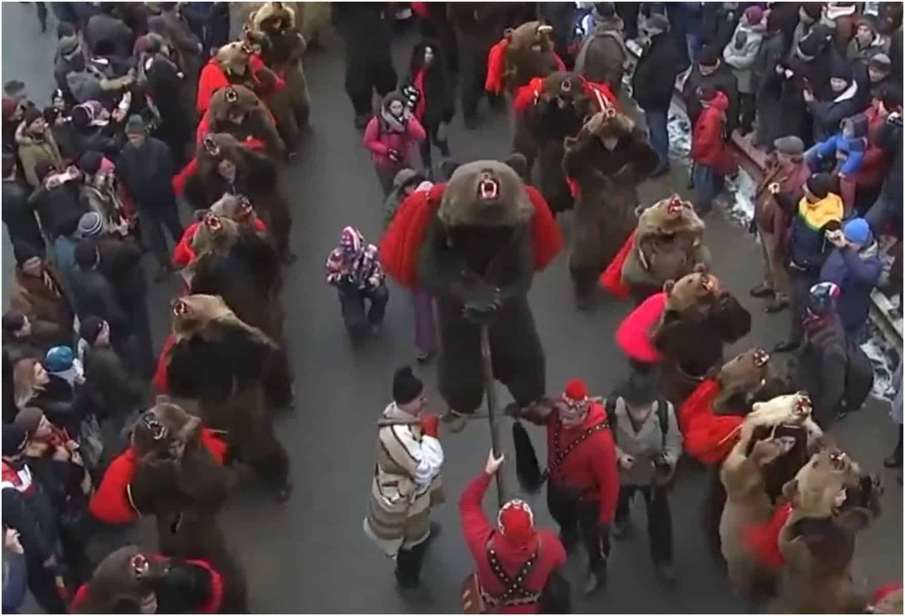 umblatul ursului traditii an nou agerpres captura video youtube