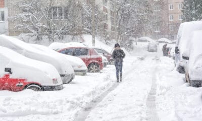 cum este corect să parchezi mașina atunci când ninge. puțini