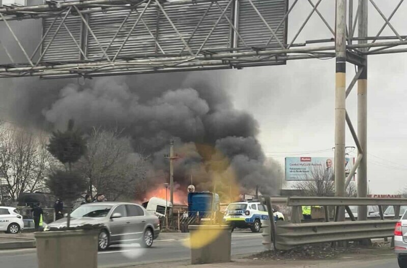 incendiu bucuresti sursa foto info trafic romania
