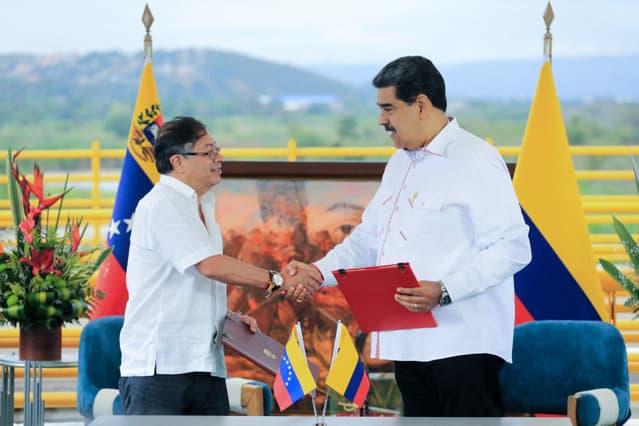 acord istoric semnat între columbia şi venezuela. relaţiile dintre cele