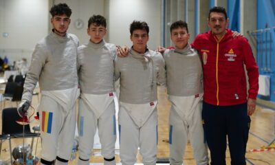 echipa masculină de sabie juniori a româniei este campioana europei