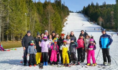 foto: peste 20 de copii au învăţat să schieze pe