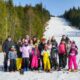 foto: peste 20 de copii au învăţat să schieze pe