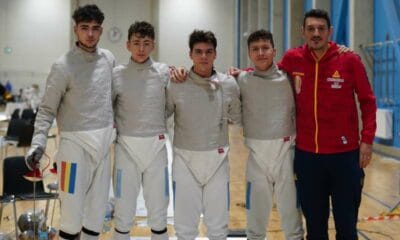 echipa masculină de sabie a româniei a câștigat medalia de