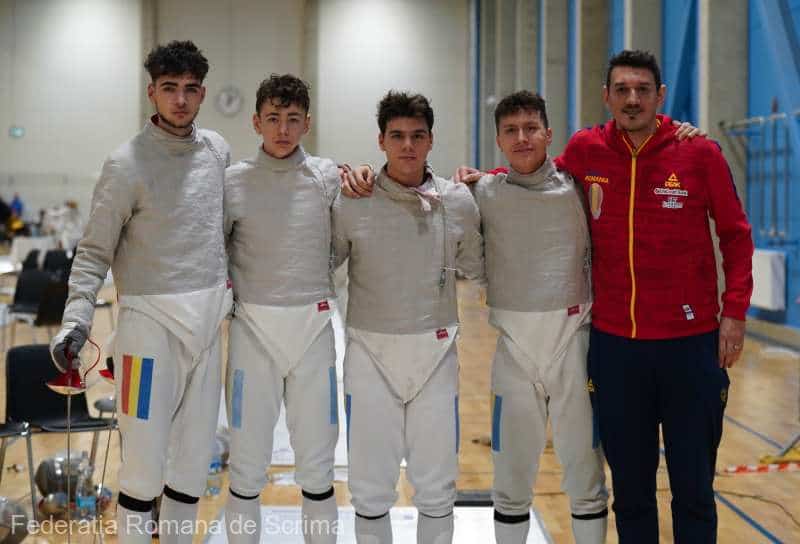 echipa masculină de sabie a româniei a câștigat medalia de