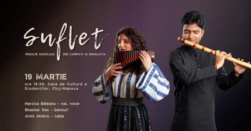 naiul românesc și flautul indian, în concertul peisajelor muzicale din