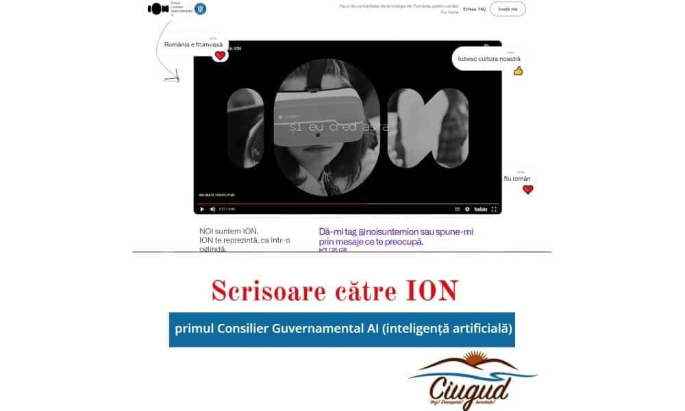 ion, consilierul guvernamental care foloseste inteligență artificială, prins „la furat”.