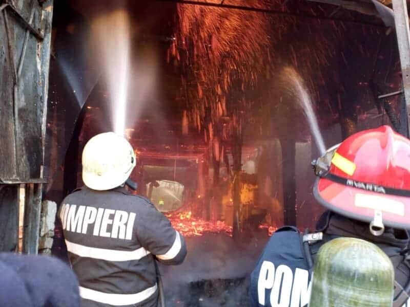 pompierii turdenii au avut de lucru noaptea trecută. au intervenit