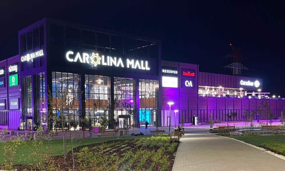 foto video: carolina mall din alba iulia, pregătit pentru marea