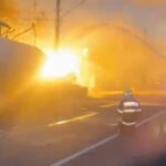 foto video. explozie urmată de incendiu violent la o stație gpl