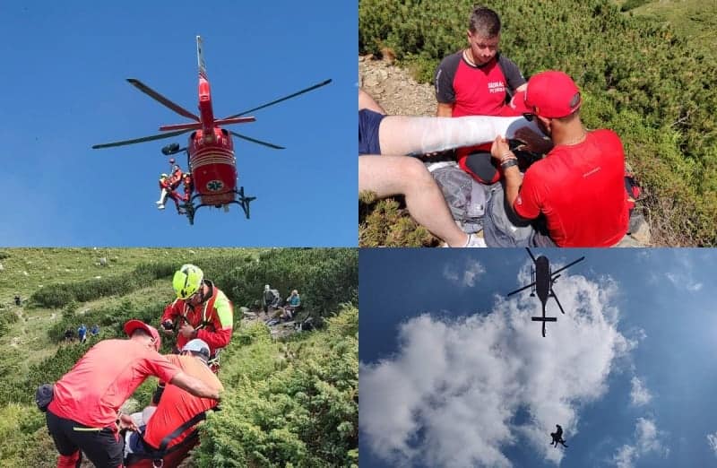 foto video: turist din alba, recuperat cu elicopterul din masivul parâng