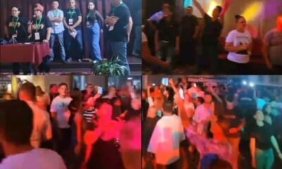 video: party ca n anii `90 la teiuș. zeci de tineri