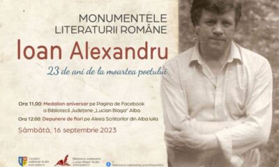 sâmbătă: 23 de ani de la moartea poetului ioan alexandru.
