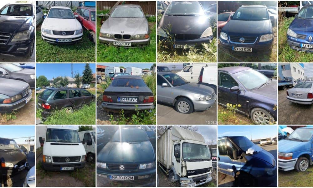 foto: anaf vinde mașini confiscate, cu prețuri cuprinse între 100