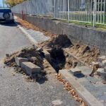 foto Știrea ta: un trotuar din alba iulia spart la