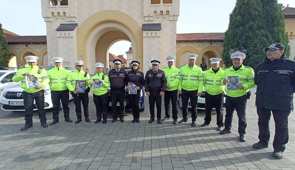 polițiștii locali din alba iulia au adus un omagiu colegului