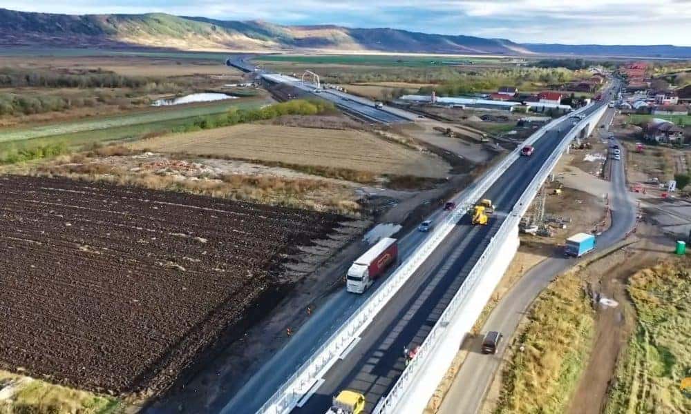 cea mai lungă bucată continuă de autostradă din românia va
