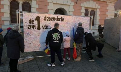 foto: dorințele românilor de 1 decembrie, la alba iulia: mesaje
