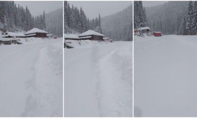 foto Știrea ta: zăpadă de peste 70 cm pe dn