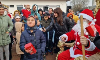 video: moș crăciun a împărțit cadouri copiilor din cartierul ”lumea