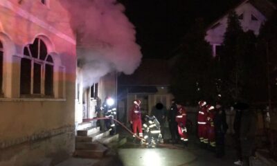 foto: incendiu la o casă din alba iulia, cartier micești.