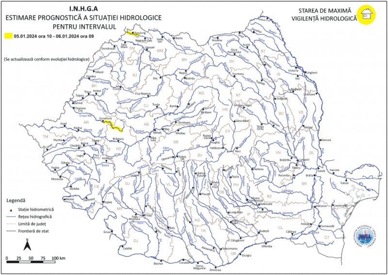 harta atentionare hidrologica nr 4 din 05 01 2024 1024x724