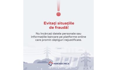 hidroelectrica, avertisment asupra unor tentative de fraudă online: mesaje ce